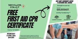 Banner image for FREE FIRST AID CPR COURSE 
