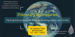 Banner image for Planetary Boundaries - Introductory Workshop