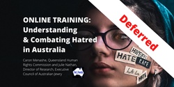 Banner image for Identifying and responding to prejudice, discrimination and hate: Anti-discrimination and Reporting 