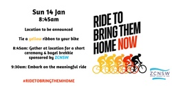 Banner image for Ride to Bring Them Home - 100 days in captivity (Global Solidarity Event)