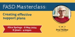 Banner image for FASD Masterclass: Creating effective support plans (Alice Springs)