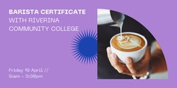Banner image for Barista Certificate