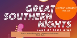 Banner image for Great Southern Nights Brendan Gallagher and Matt Zarb at Bent on Food