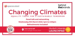 Banner image for Changing Climates: Panel Talk and Networking