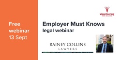 Banner image for Employer Must Knows