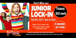 Banner image for JUNIOR LOCK-IN 6TH JULY 2024