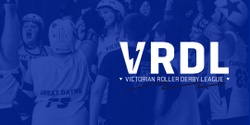 Victorian Roller Derby League's banner