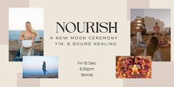 Banner image for New Moon Circle: Tea, Yin, & Sound Healing Meditation