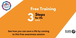 Banner image for 3 Steps For Life