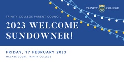Banner image for 2023 TCPC Welcome Sundowner