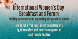 Banner image for International Women's Day Breakfast