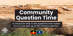 Banner image for Community Question Time 