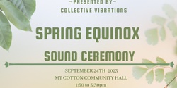 Banner image for SPRING EQUINOX SOUND CEREMONY