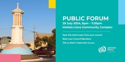 Banner image for Adelaide Plains Council Public Forum – Mallala 2024