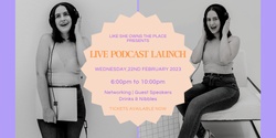 Banner image for Live Podcast Launch 
