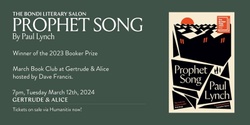 Banner image for Bondi Literary Salon March Book Club: Prophet Song