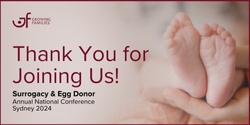 Banner image for Australian Surrogacy & Donor Conference Weekend