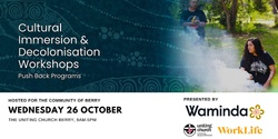 Banner image for Cultural Immersions, Berry, 26th October