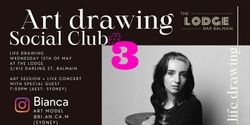 Banner image for Art Drawing Live Music Social Club the Lodge #3