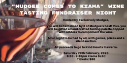 Banner image for "Mudgee comes to Kiama" Wine Tasting Fundraiser Night