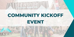 Banner image for Denver Startup Week Community Kickoff Event