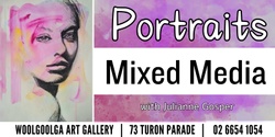 Banner image for Portraits in Mixed Media Class with Julianne Gosper (6 weeks)