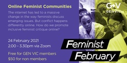 Banner image for Feminist February: Online Feminist Communities