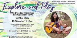 Banner image for Explore and Play - Music for young children and their carers with Miriam Lieberman