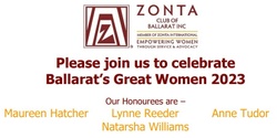 Banner image for Ballarat's Great Women 2023