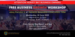 Banner image for Free Business Growth Workshop - Hervey Bay (local time)