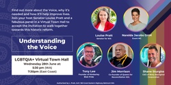 Banner image for LGBTQIA+ Virtual Voice Town Hall 