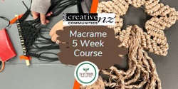 Banner image for Macrame Course - 5 Weeks, West Auckland's RE: MAKER SPACE. Tuesdays, 30 July - 27 Aug , 6.30pm - 8.30pm