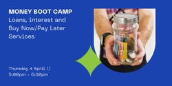 Banner image for Money Boot Camp: Loans, interest and Buy Now/Pay Later Services 