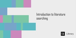 Banner image for Introduction to Literature Searching