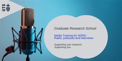 Banner image for Media training for HDRs: radio, podcasts, interviews