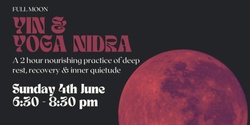 Banner image for Full Moon Yin & Yoga Nidra