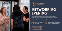 Banner image for Spacecubed's Networking Evening at the Western Sydney Startup Hub 