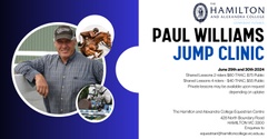 Banner image for Paul Williams Jumping Clinic