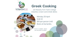 Banner image for Greek Cooking with Tash