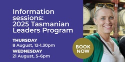 Banner image for Tasmanian Leaders Program 2025 Info Session 2