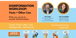 Banner image for Disinformation Workshop - Facts + other Lies 