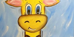 Banner image for Casino Kids Painting Class Cartoon Giraffe on 11th July - Creative Kids Vouchers Expire 30th June 23 - Book Ahead Now!