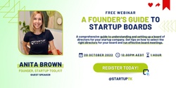 Banner image for A Founder's Guide to Startup Boards