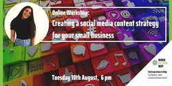Banner image for Creating a social media content strategy for your small business  - Webinar