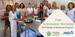 Banner image for ANZ Seeds of Renewal 2023 Grantseeker Webinar
