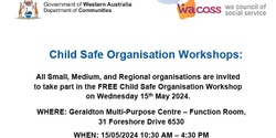 Banner image for Geraldton Capacity Building for Child Safe Organisations