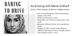 Banner image for An Evening with Manal al-Sharif 
