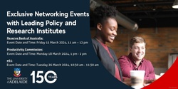 Banner image for Exclusive Networking Events with Leading Policy and Research Institutes