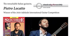Banner image for Pietro Locatto: Guitar Recital