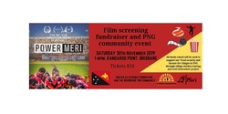 Banner image for Power Meri film screening and PNG community event